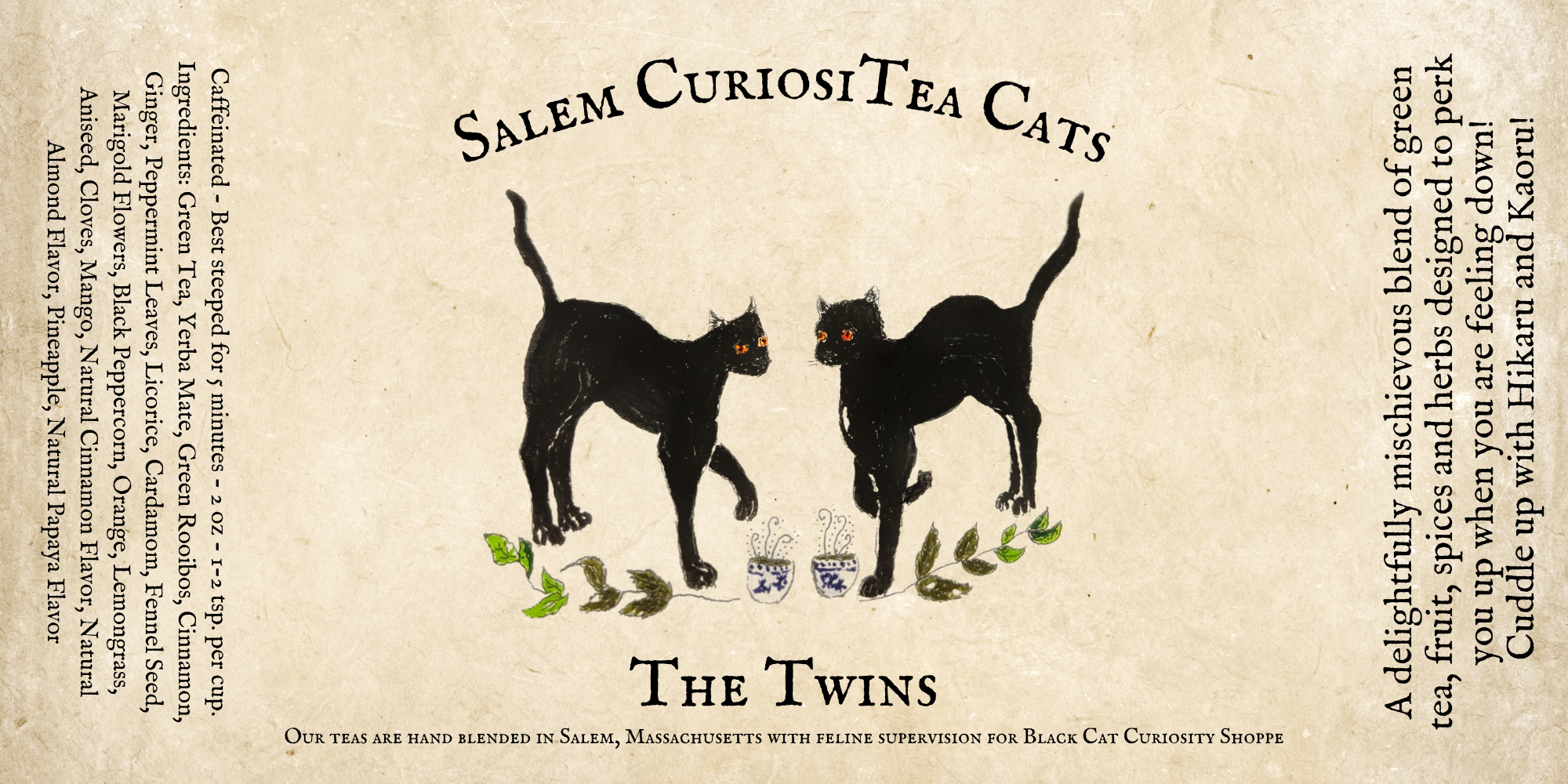 CuriosiTea The Twins Tea 2oz